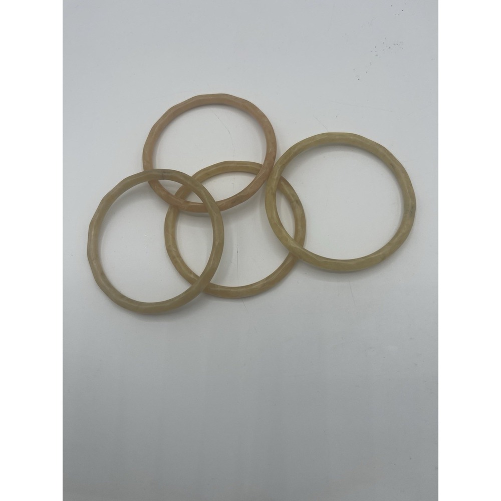 Set Of 3 Vintage Marbledβ Bakelite Bangles